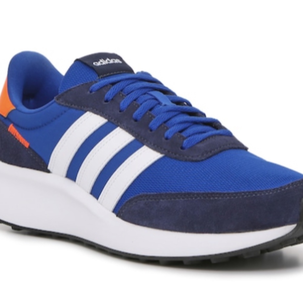 ADIDAS Men's Run 70s Running Shoe,  New Condition, Blue, Size 11